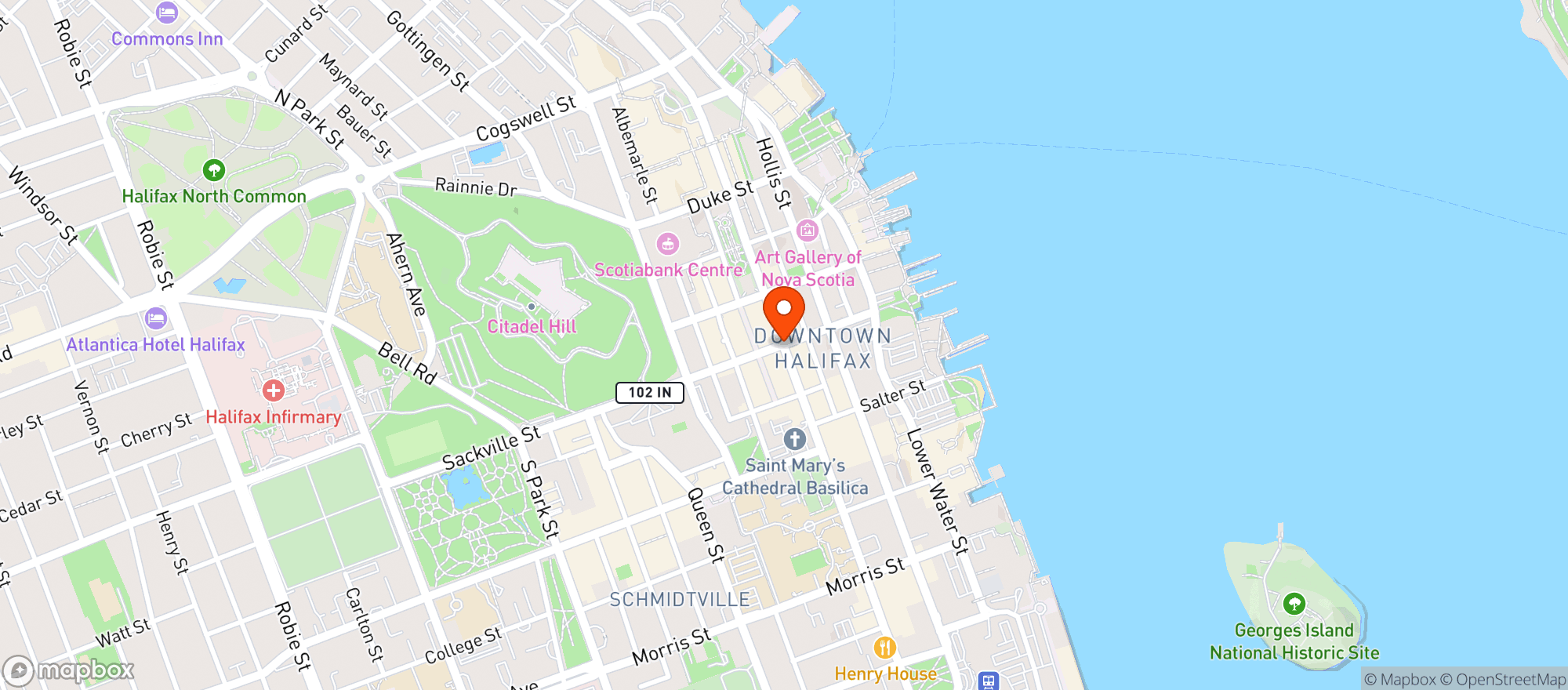 Map showing Joseph's Market