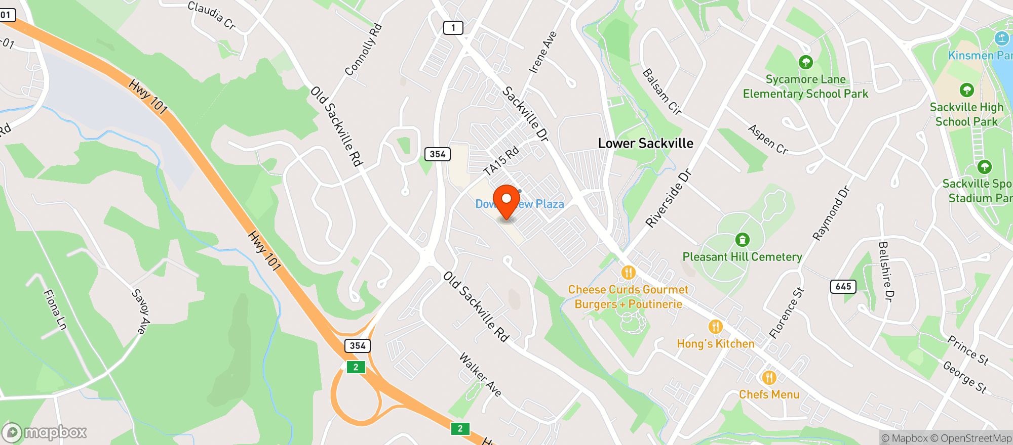 Map showing Sobeys 670