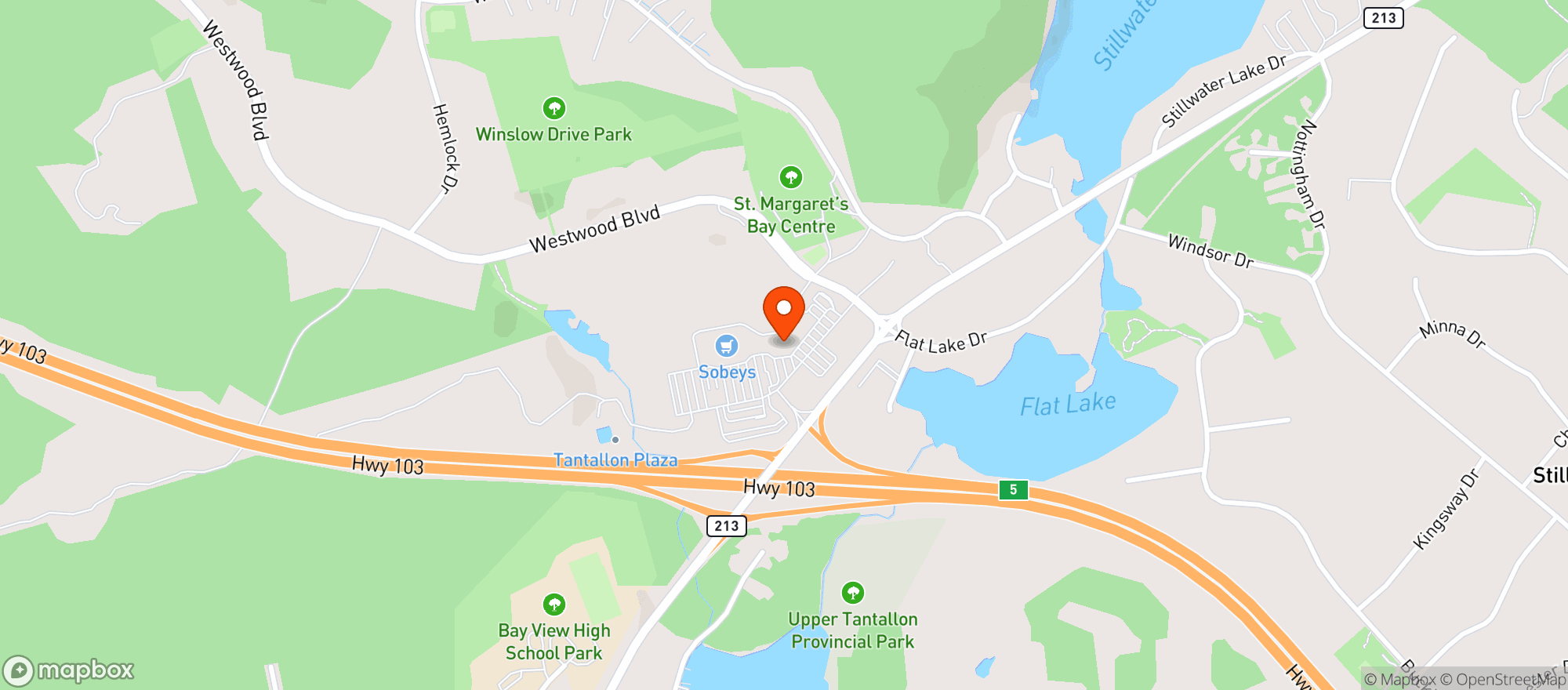 Map showing Sobeys 684