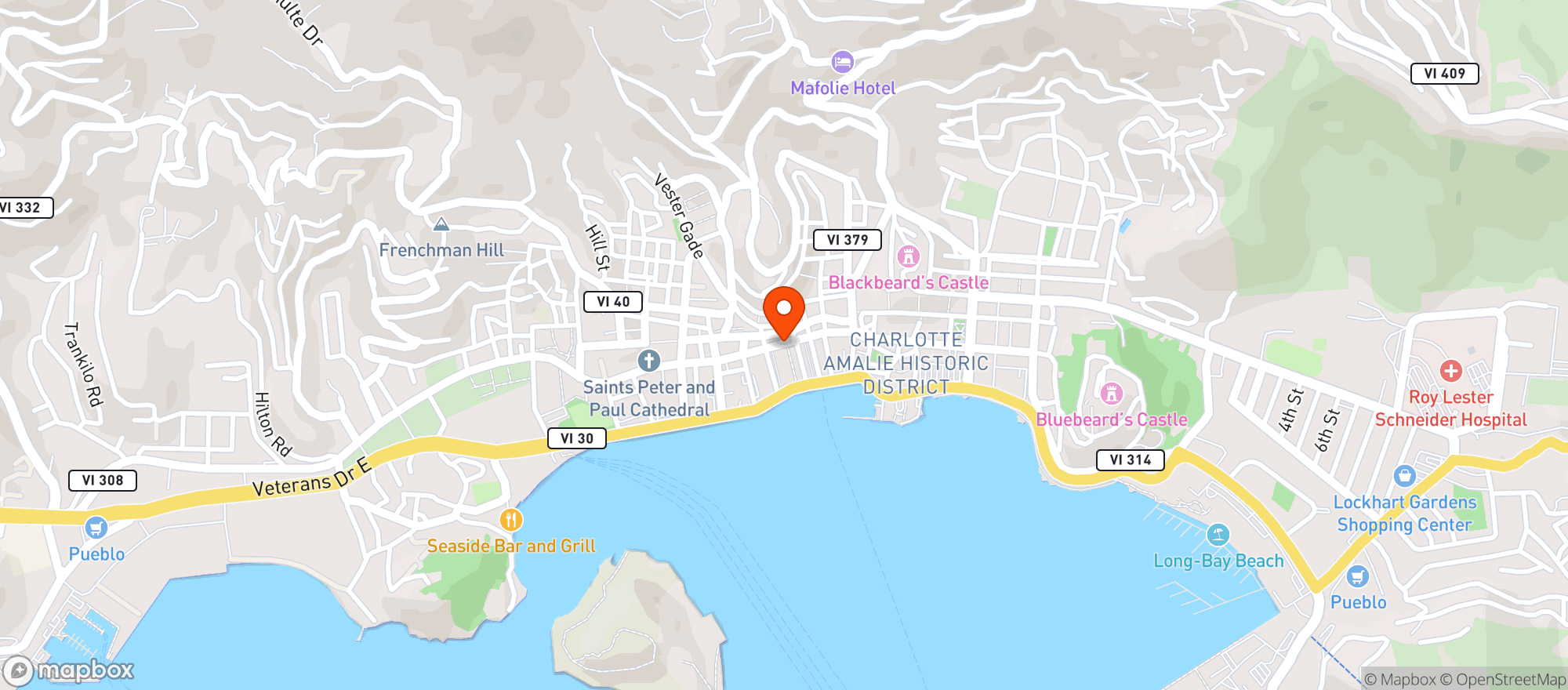 Map showing Taphus Beer House