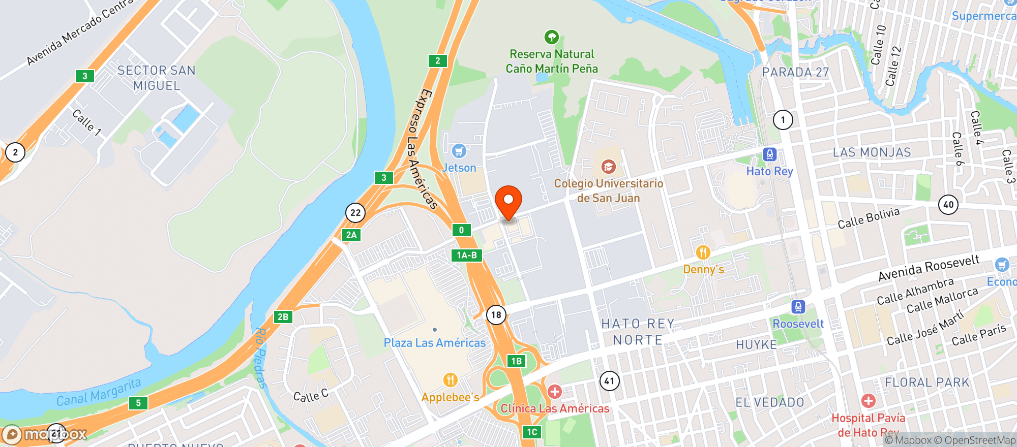Map showing Oriental Food Market And Restaurant