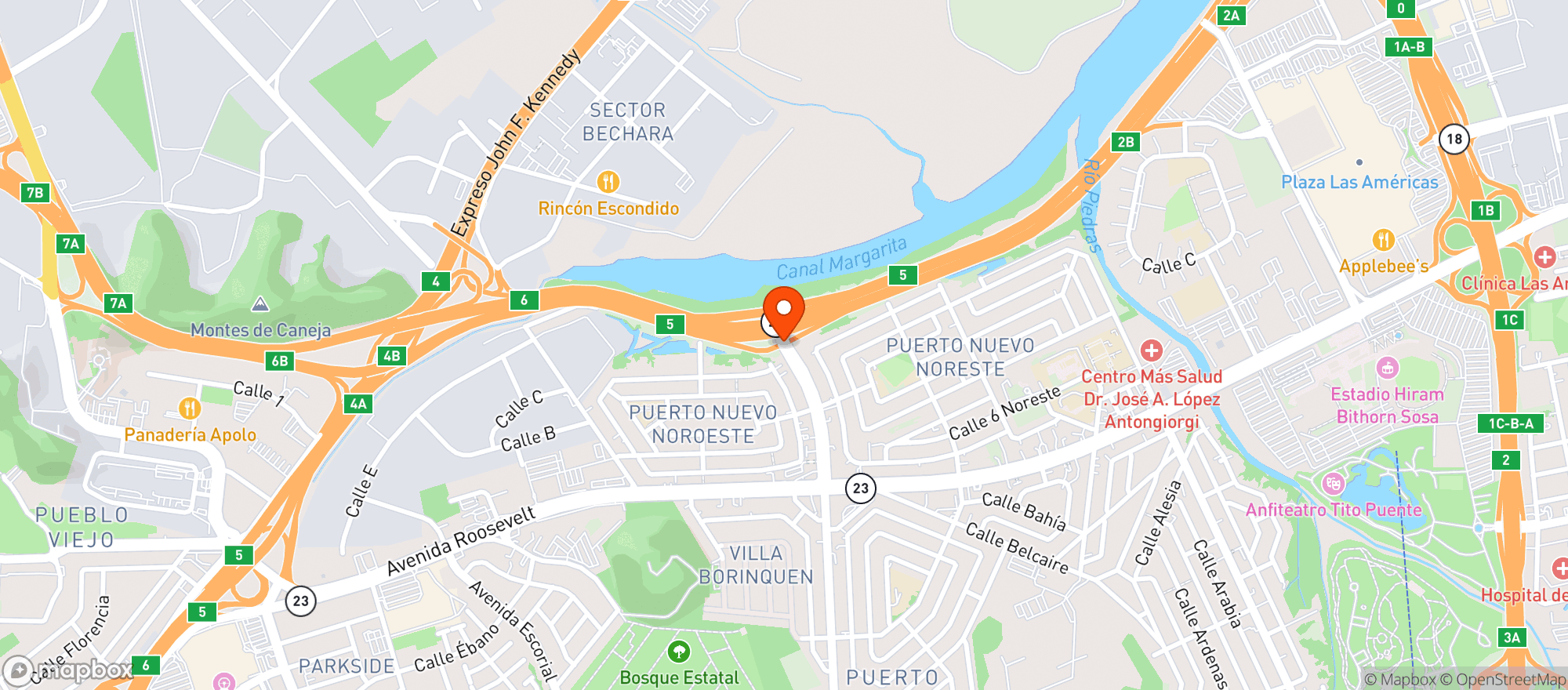 Map showing Gnc