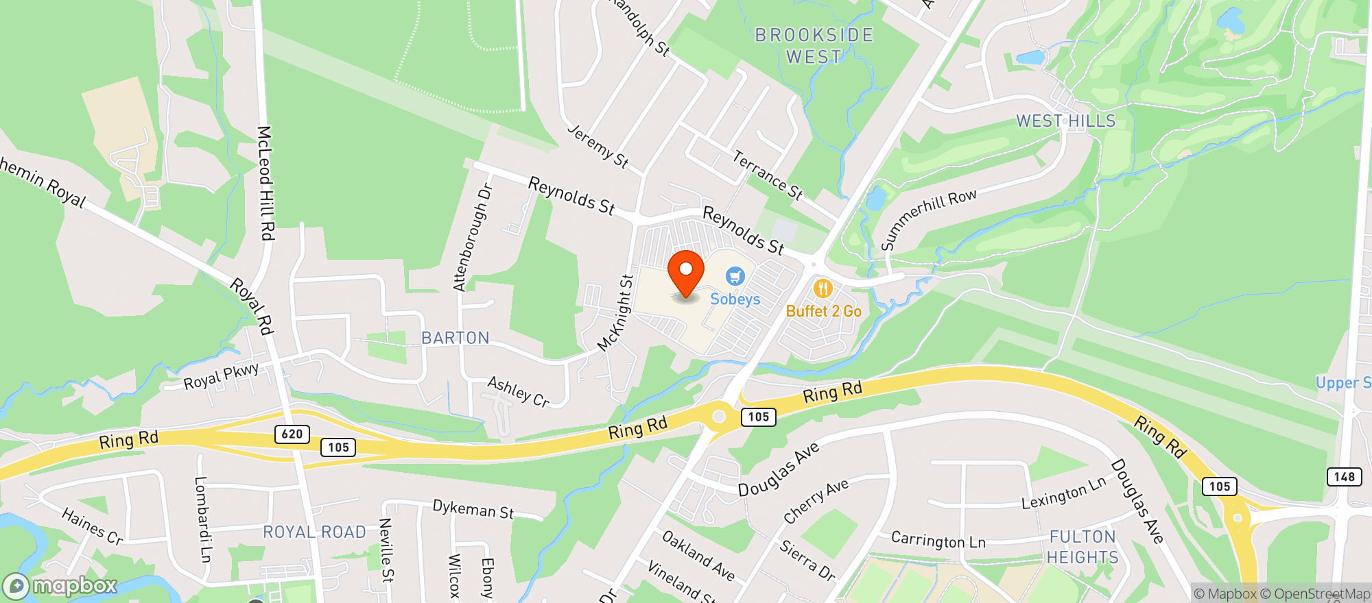 Map showing Sobeys