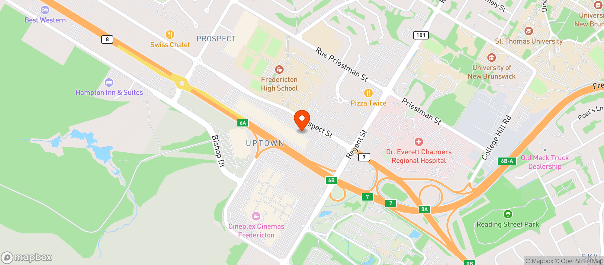 Map showing Sobeys