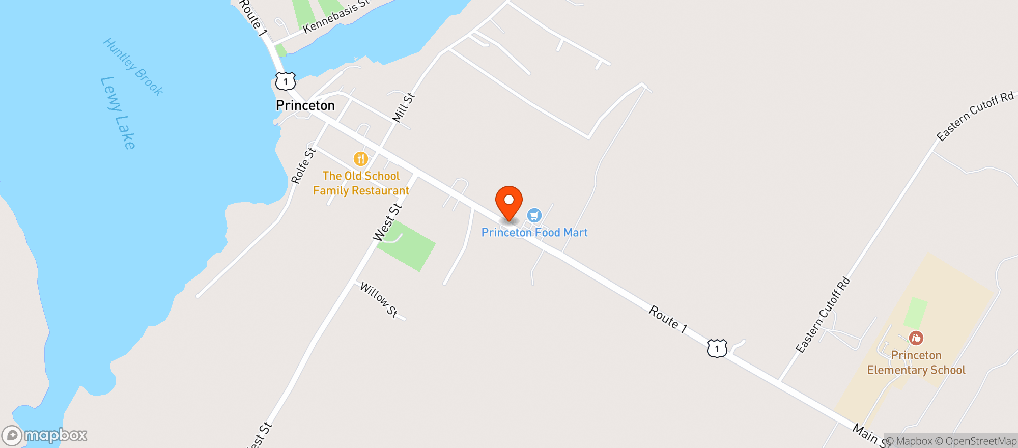 Map showing Ag Foodmart