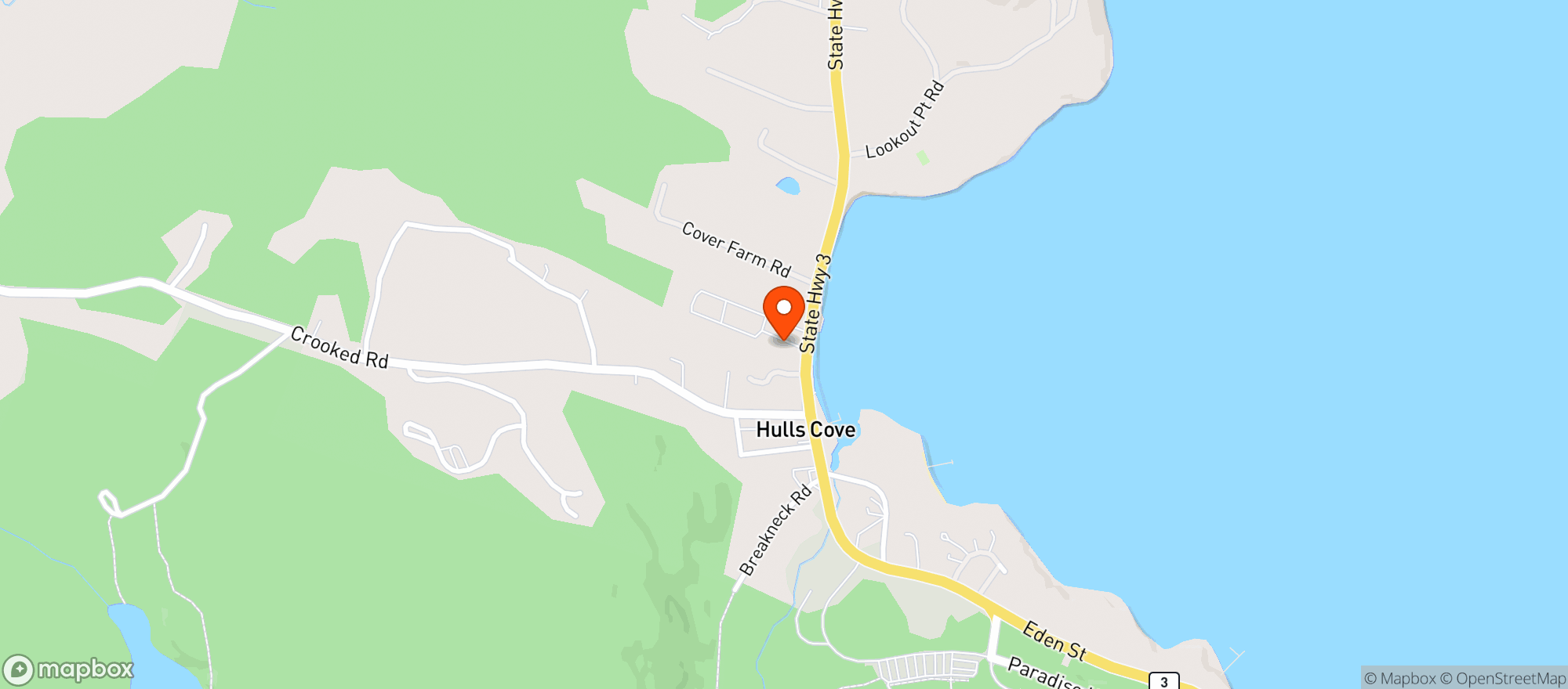 Map showing Salt Cottages