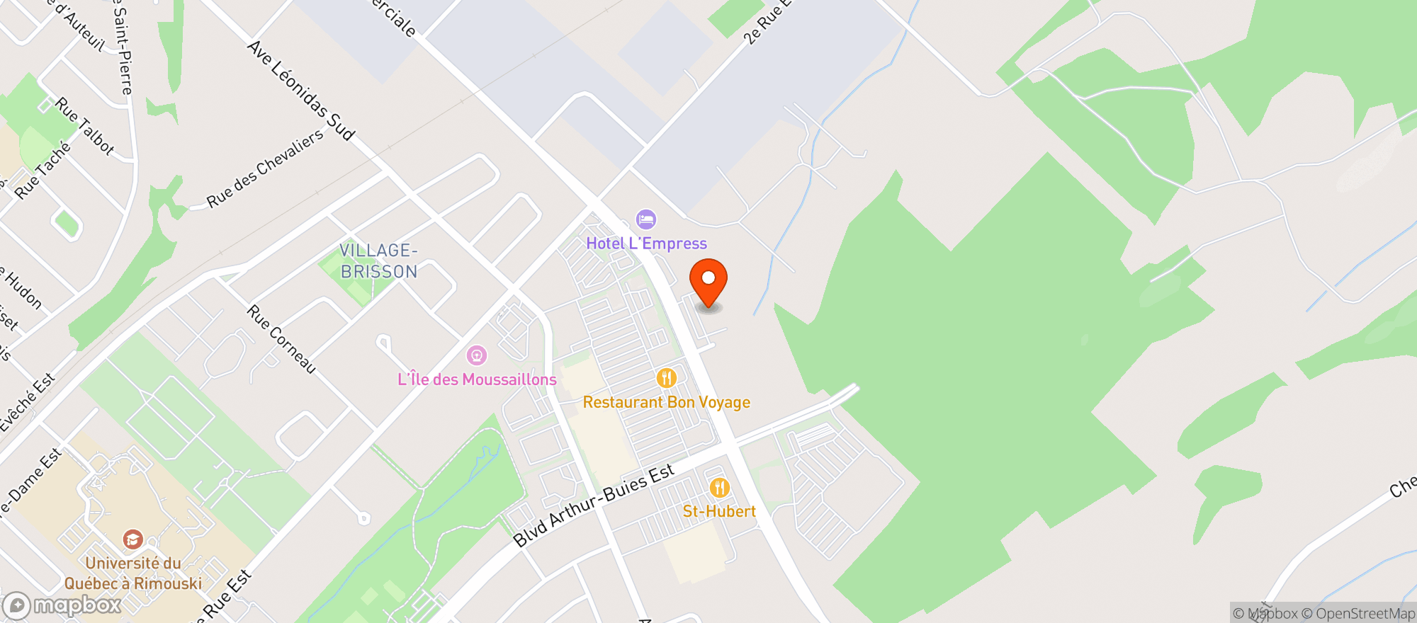 Map showing Bureau en Gros