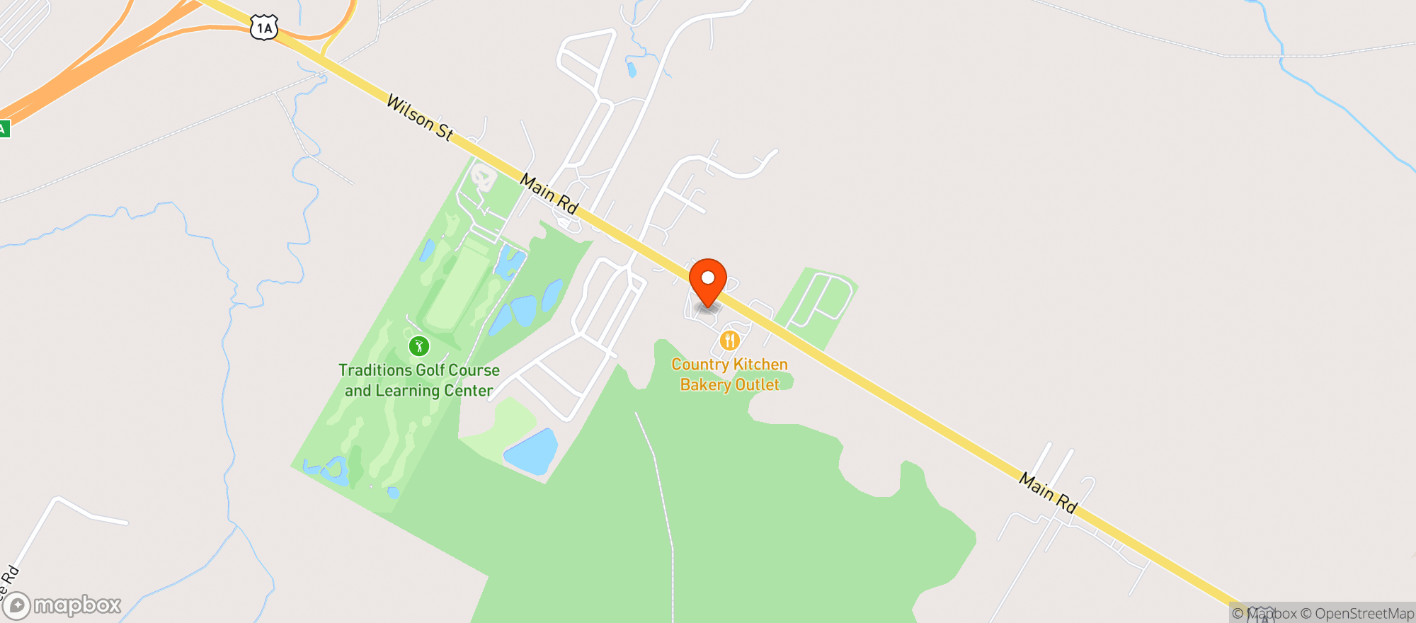 Map showing Circle K / Holden