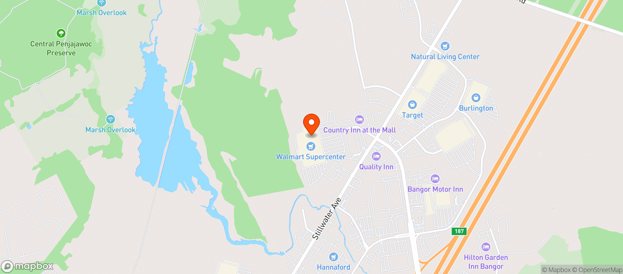 Map showing Walmart Supercenter #1856