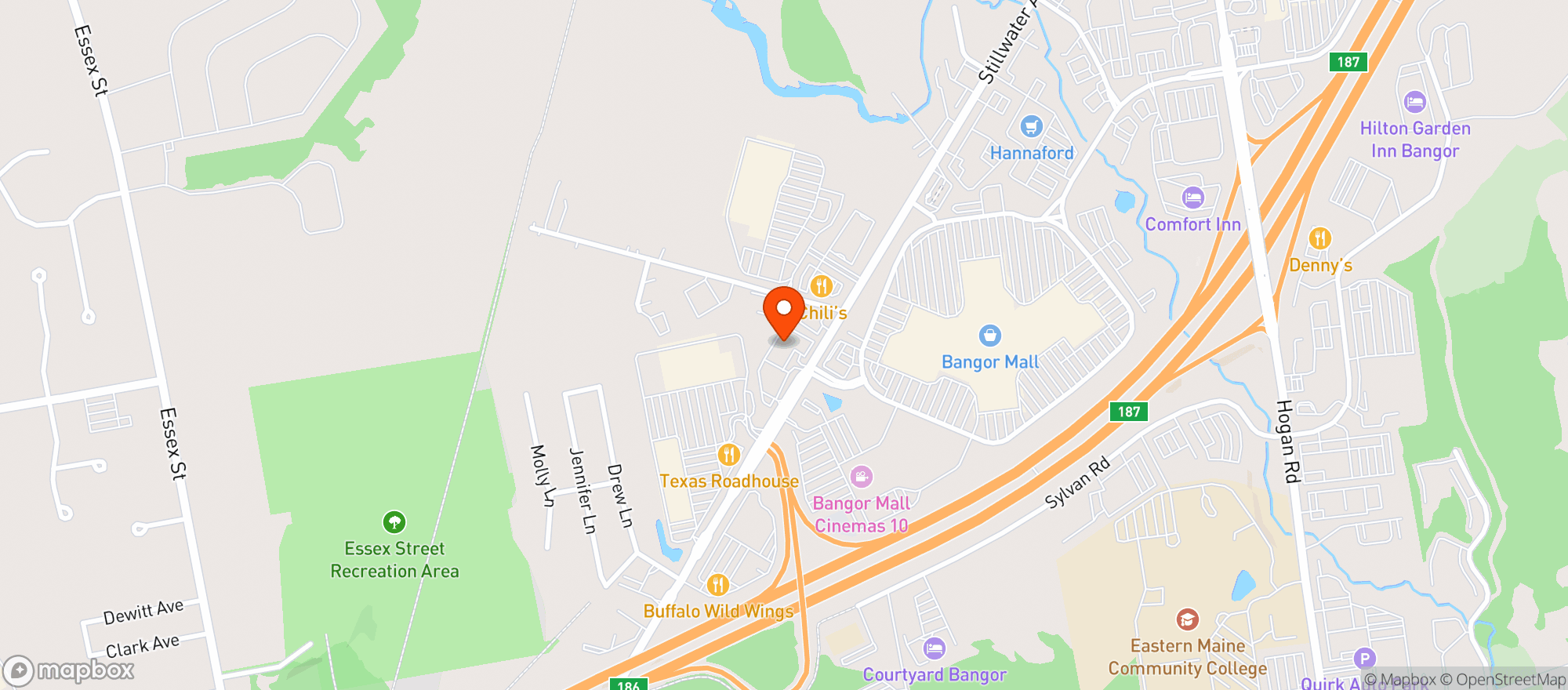 Map showing Gnc