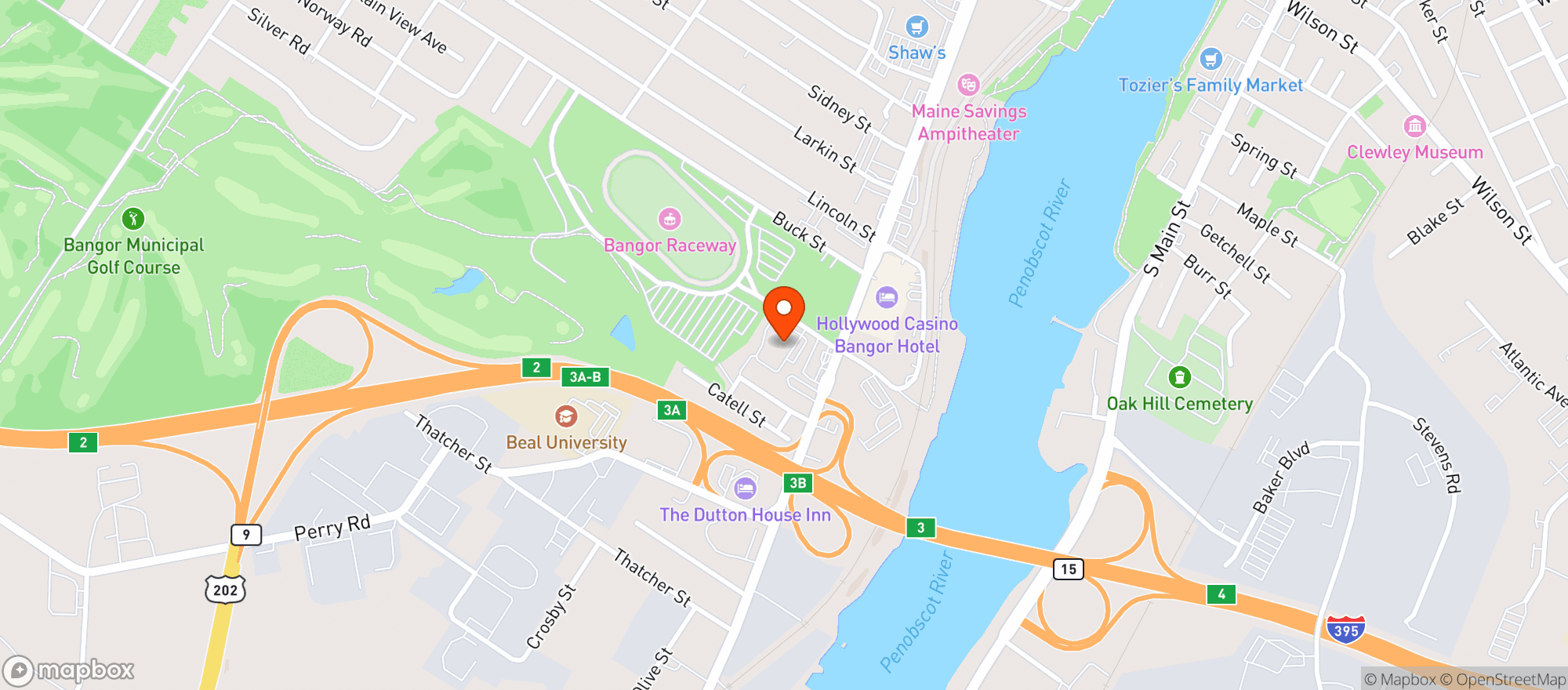 Map showing Timber Kitchen & Bar