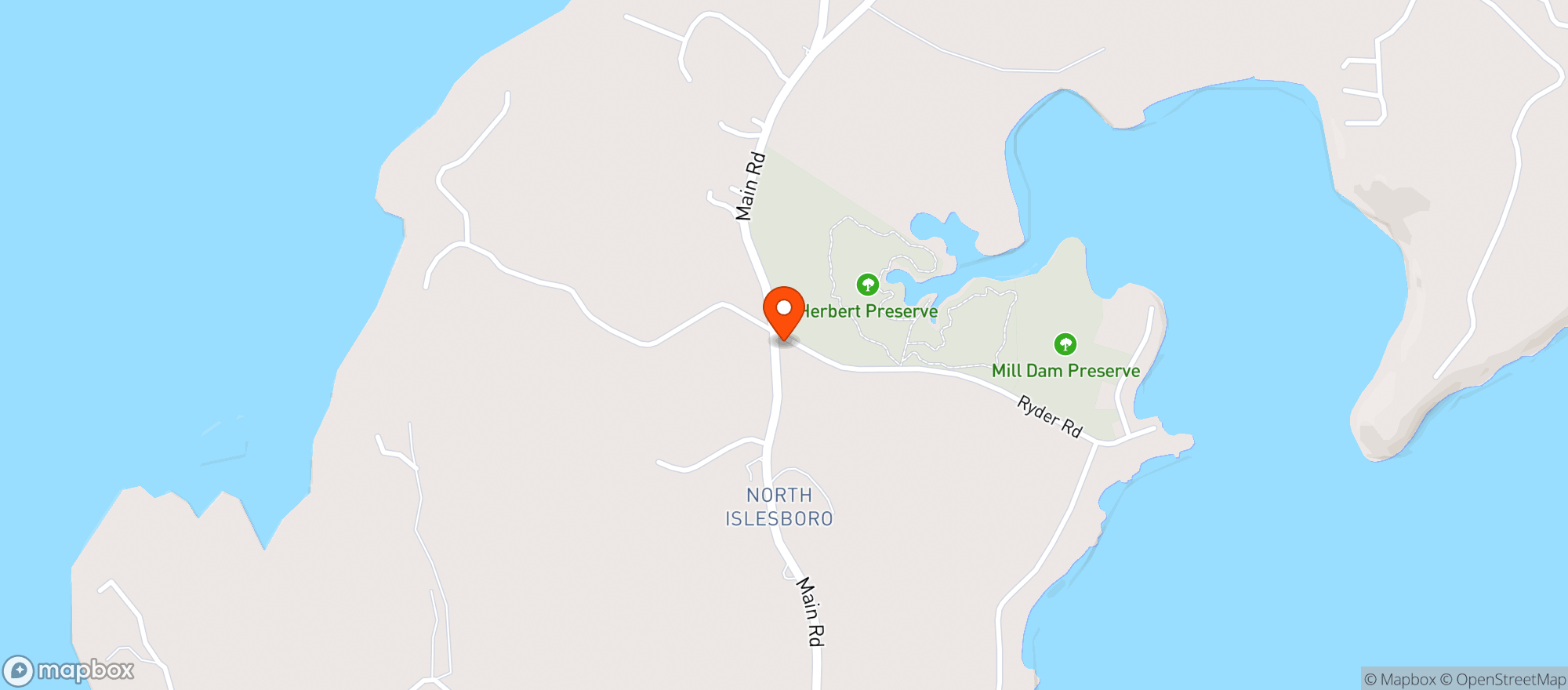 Map showing DURKEES GENERAL STORE