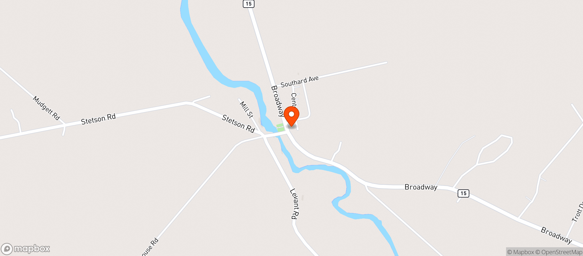 Map showing Quick Stop Deli