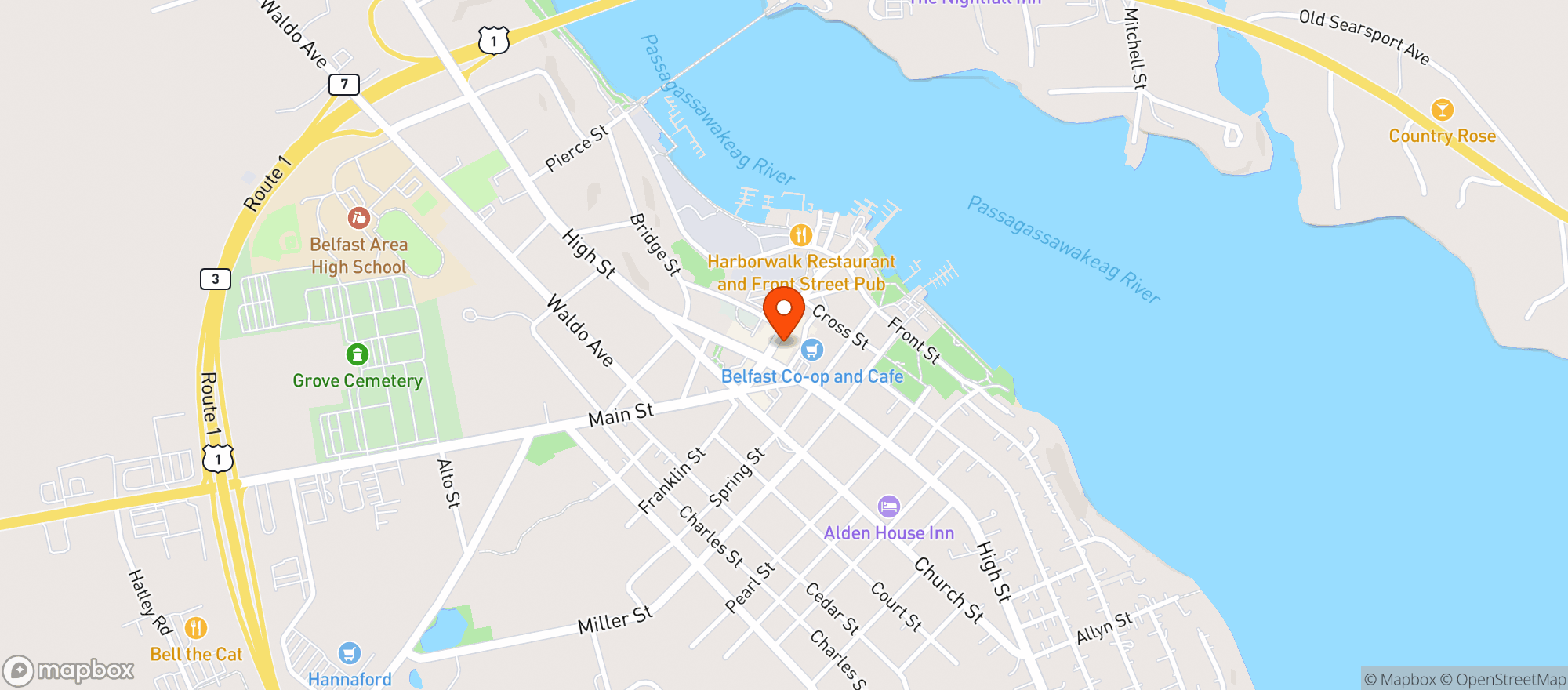Map showing Vinolio