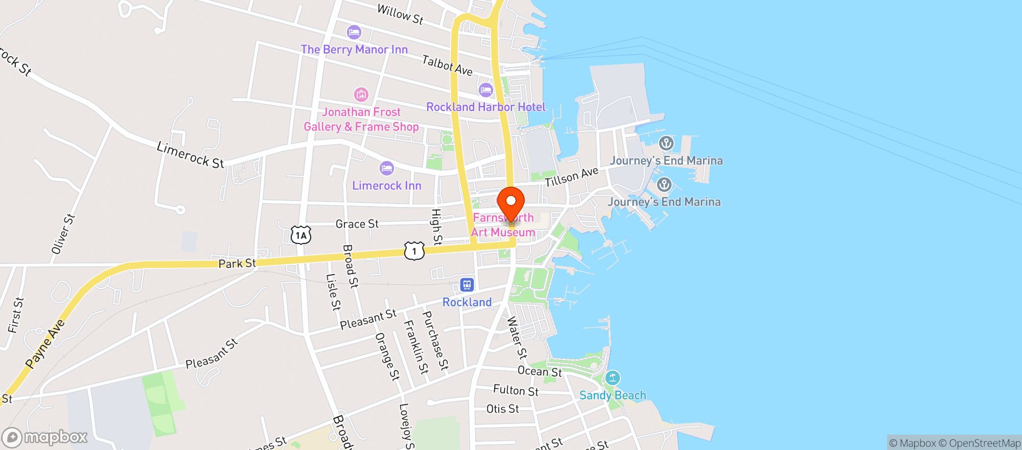 Map showing 13 OAK