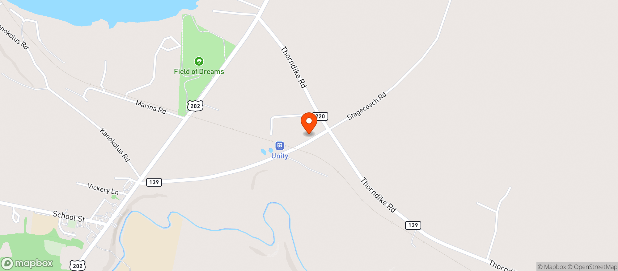 Map showing GOOSE RIVER CANNABIS