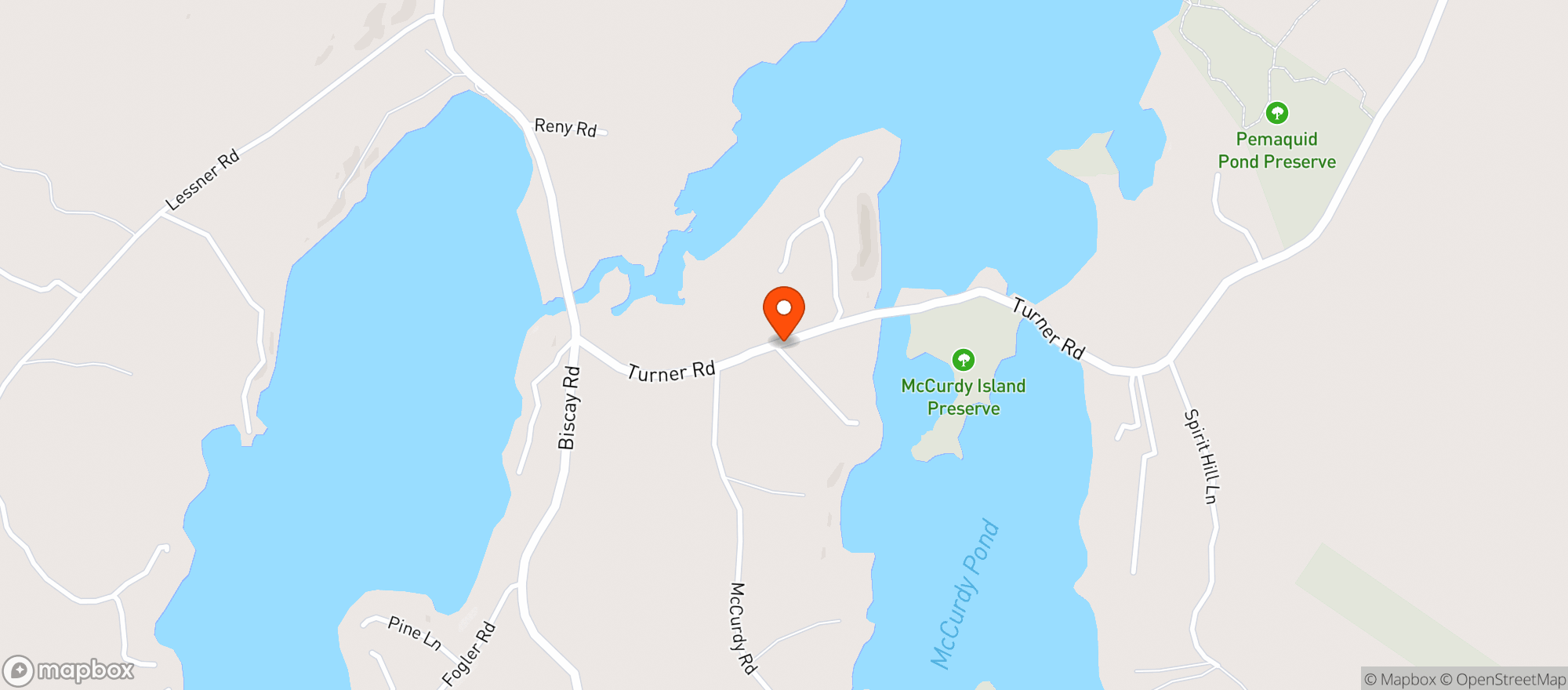 Map showing Blenheim Park Maine