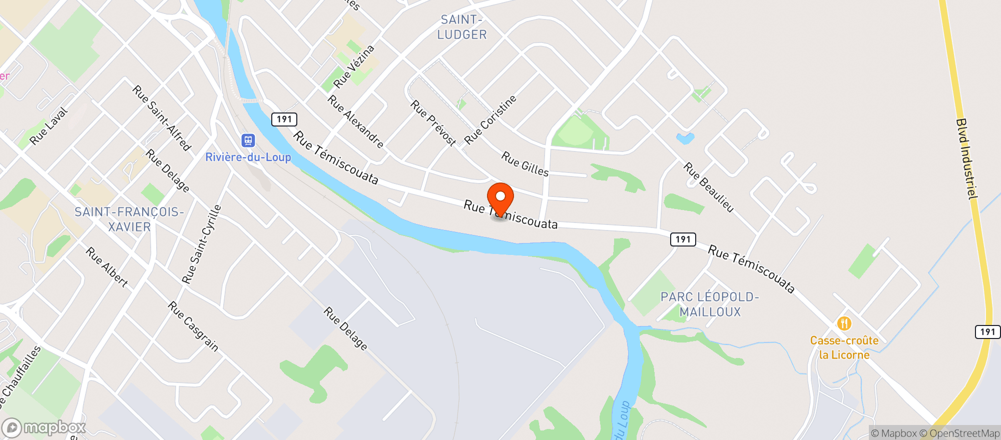 Map showing Cuisine Expresso