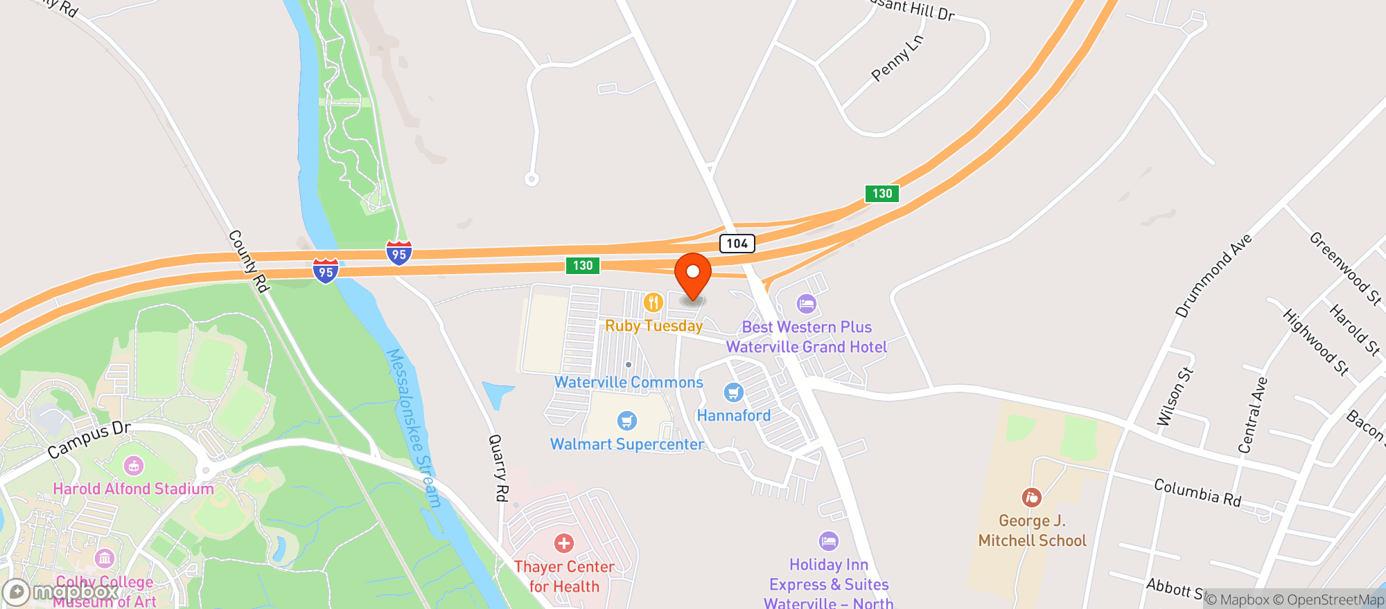 Map showing Gnc