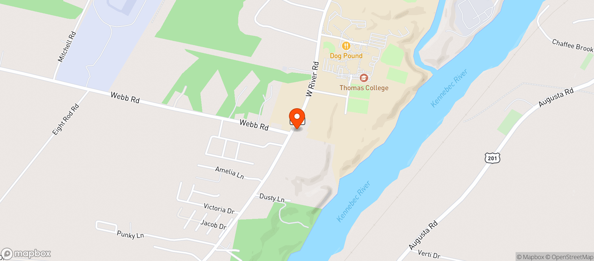 Map showing Rusty Lantern Market #0288