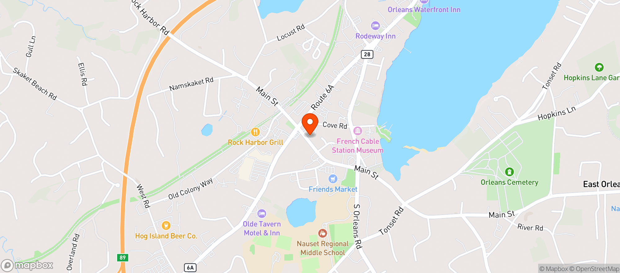 Map showing Main Street Wine & Gourmet