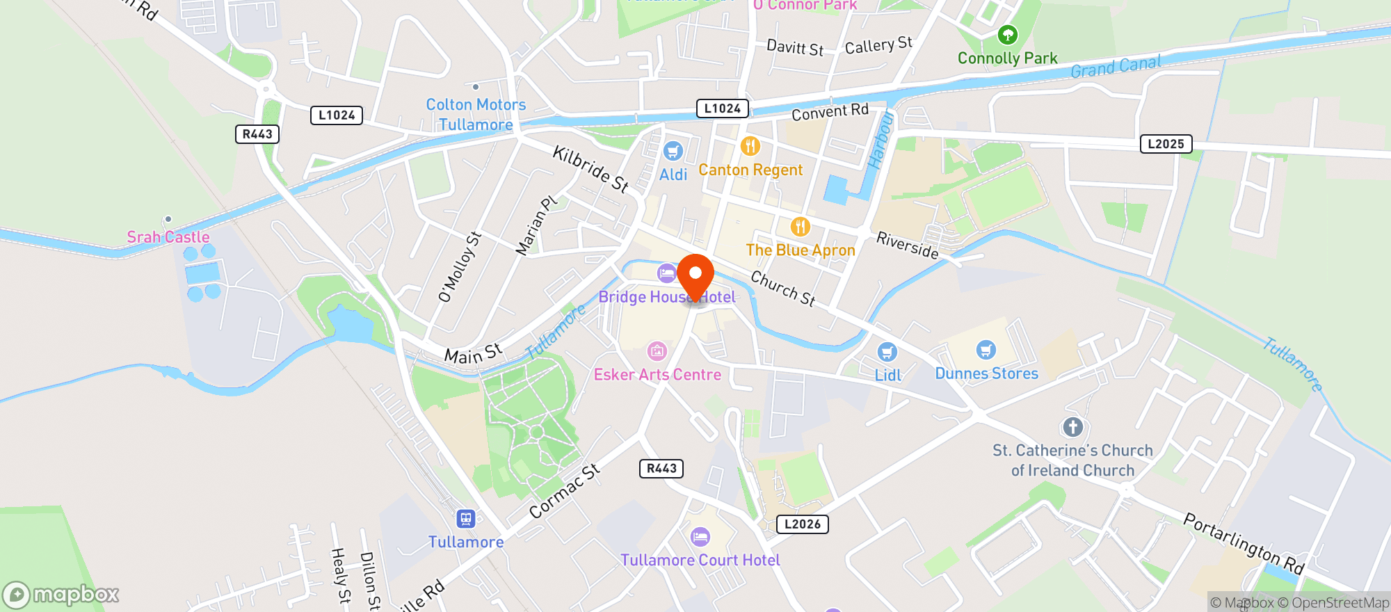 Map showing Dunnes Stores