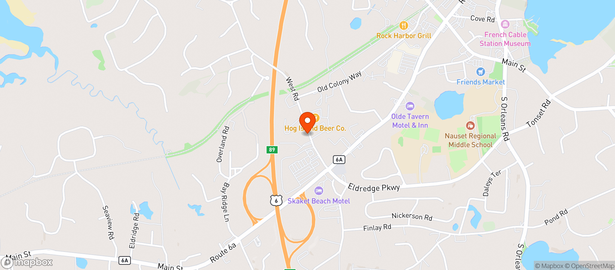 Map showing Shaws - 00690 - Orleans
