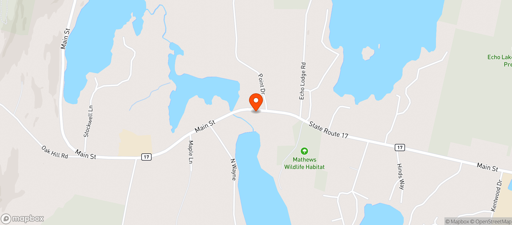 Map showing Fayette Country Store