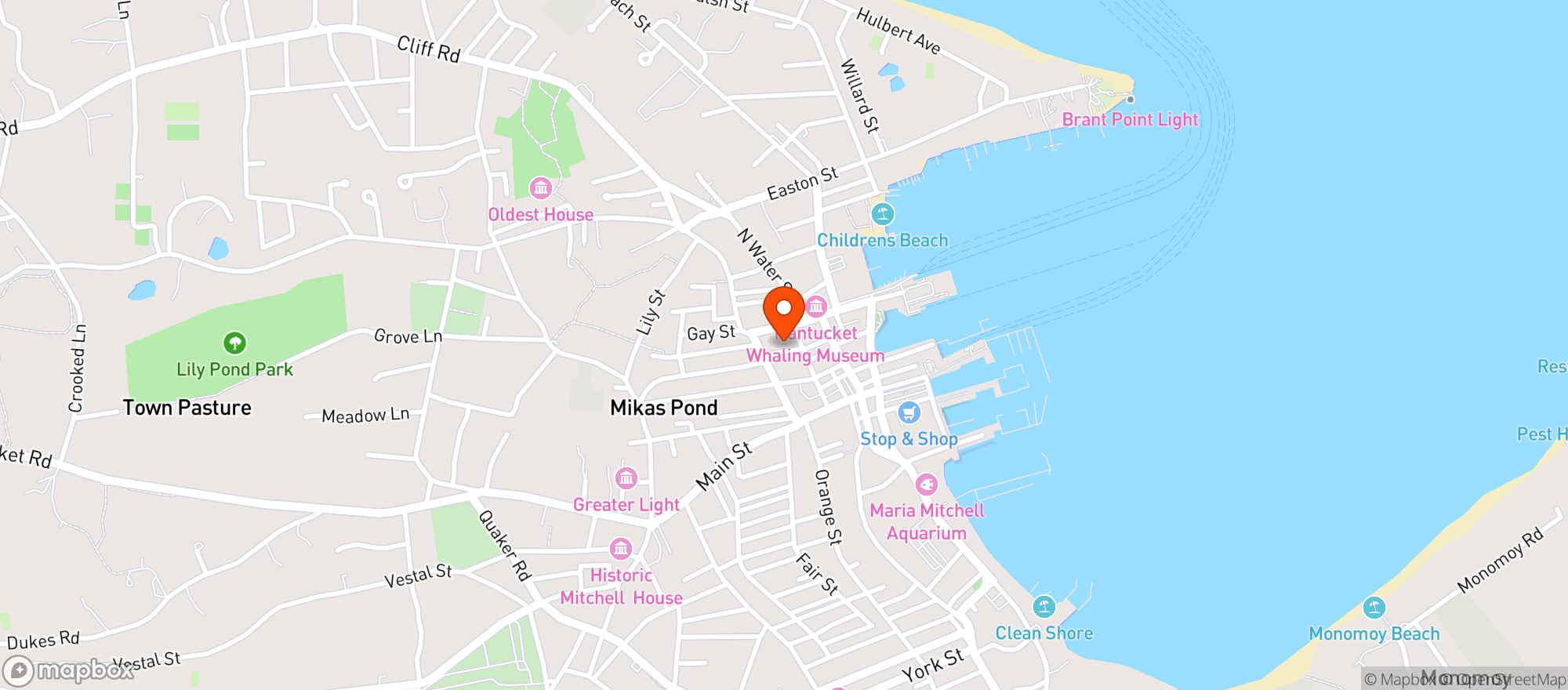 Map showing Flowers on Chestnut