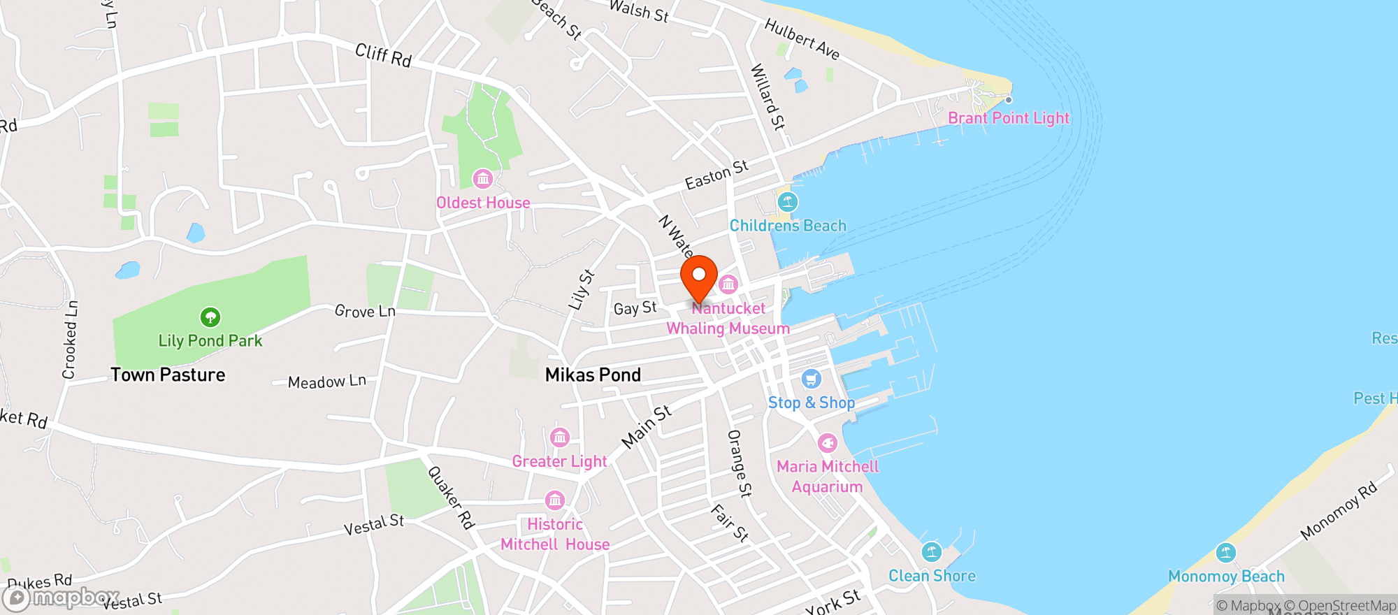 Map showing Ethos Wine Bar & Bistro