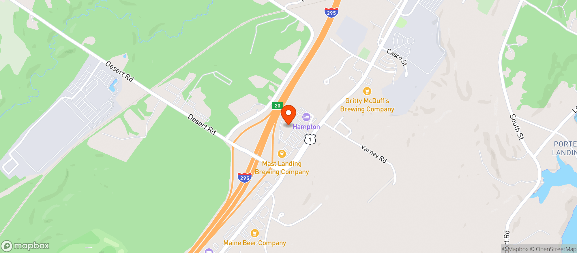 Map showing Shaws - 00608 - Freeport
