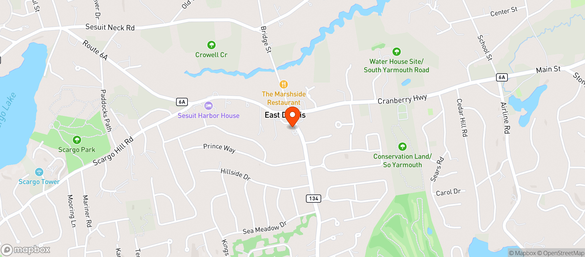 Map showing Northside Liquors