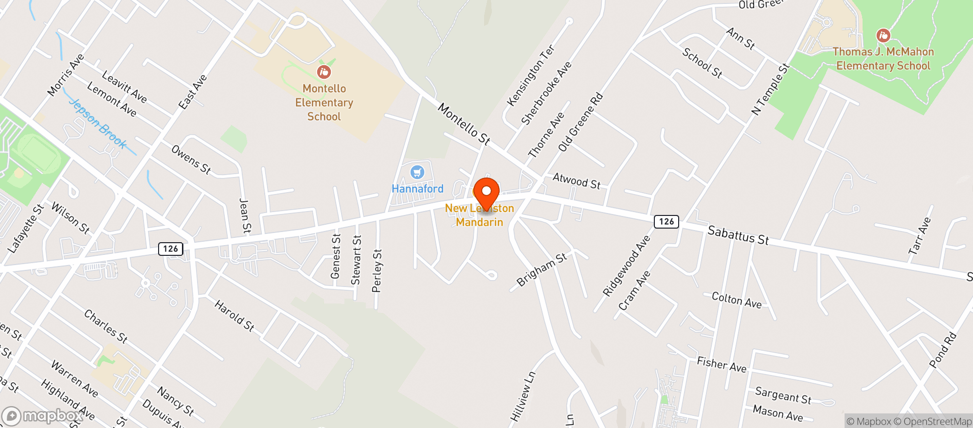 Map showing Cumberland Farms #5621