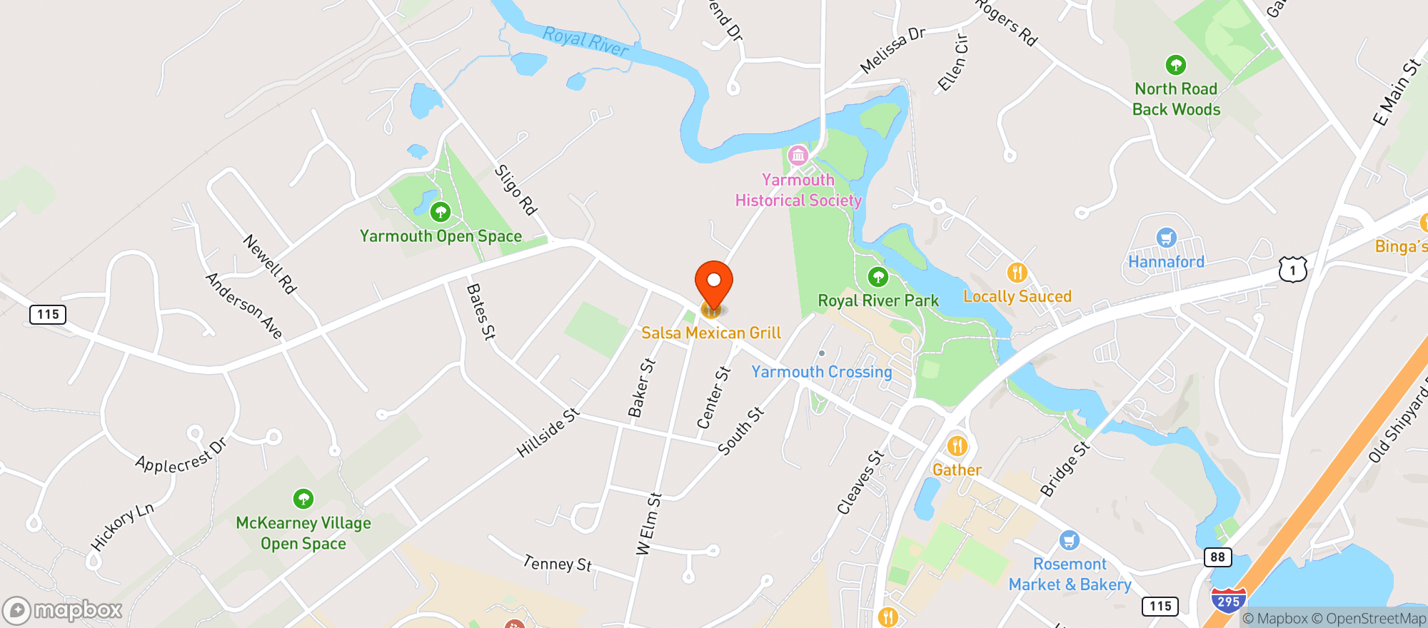 Map showing Rambler Irish Bistro