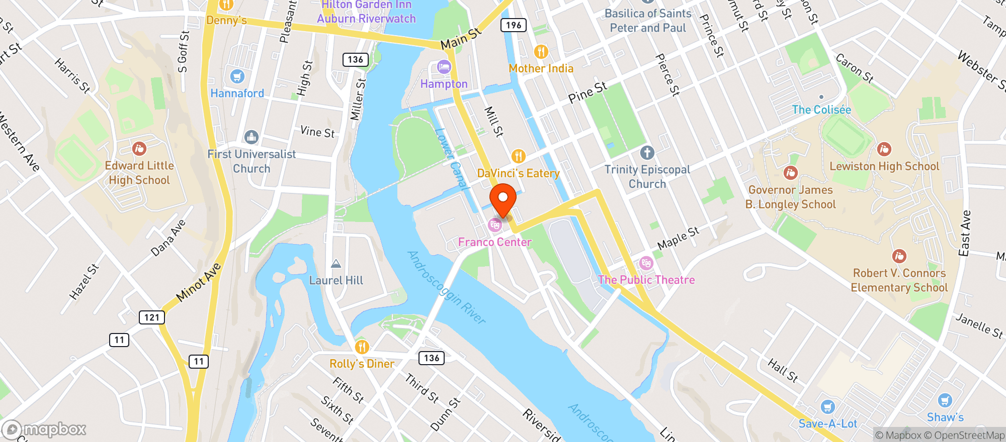 Map showing Twenty M Social Club