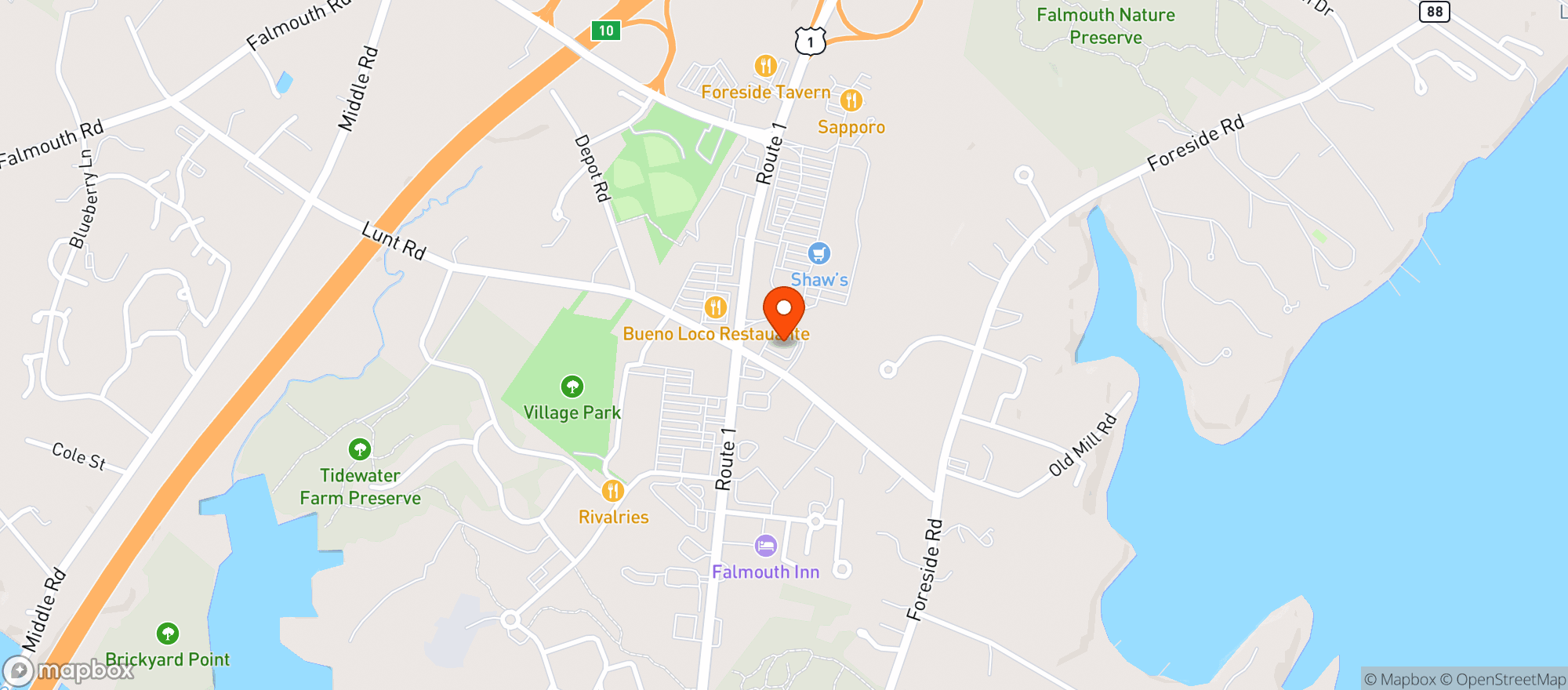 Map showing Walgreens #19461