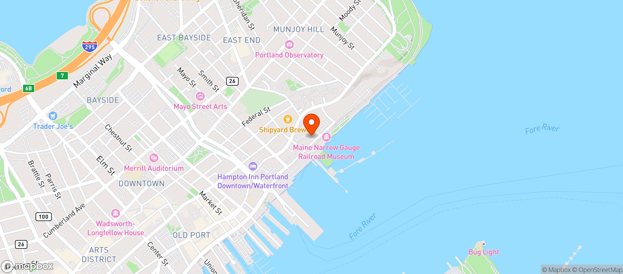Map showing Navis Cafe