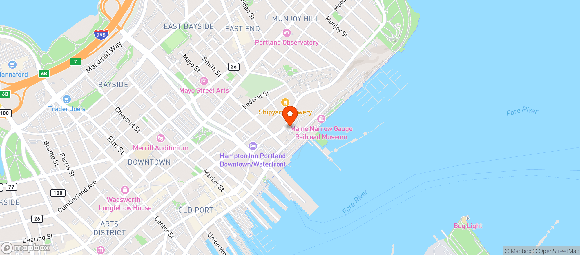 Map showing Ac Hotels By Marriott