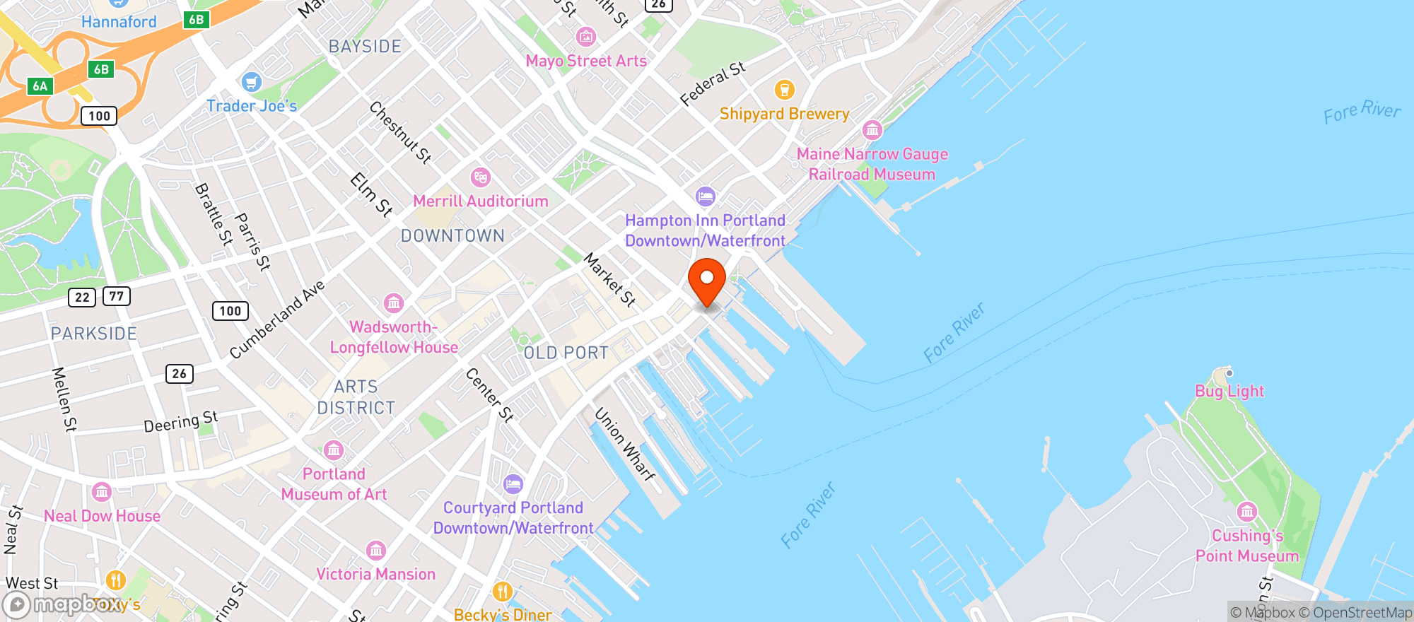 Map showing Casco Variety