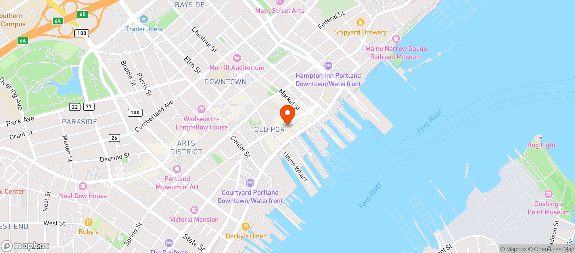 Map showing Central Provisions