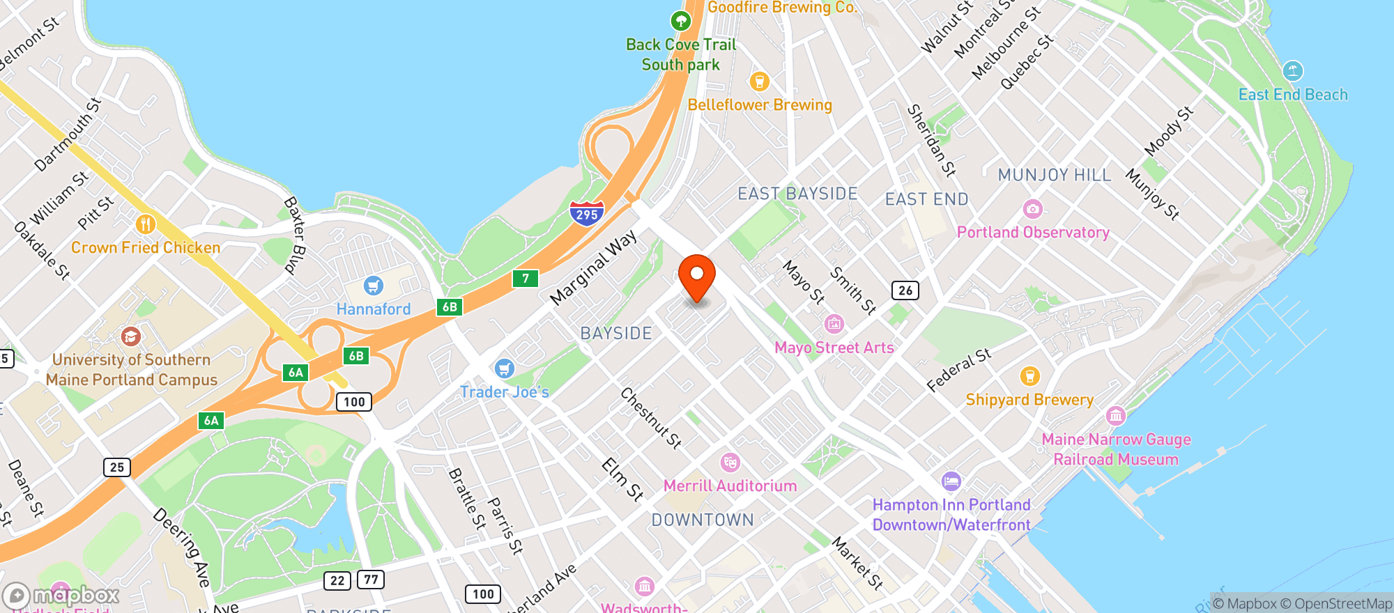 Map showing WHOLE FOODS MARKET