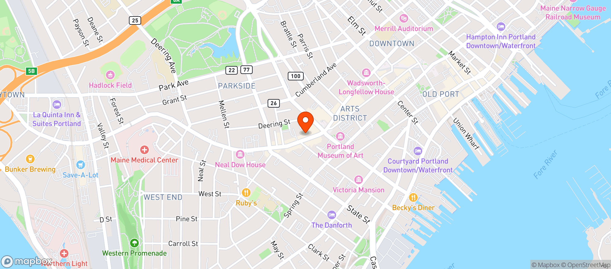 Map showing Genos Rock Club