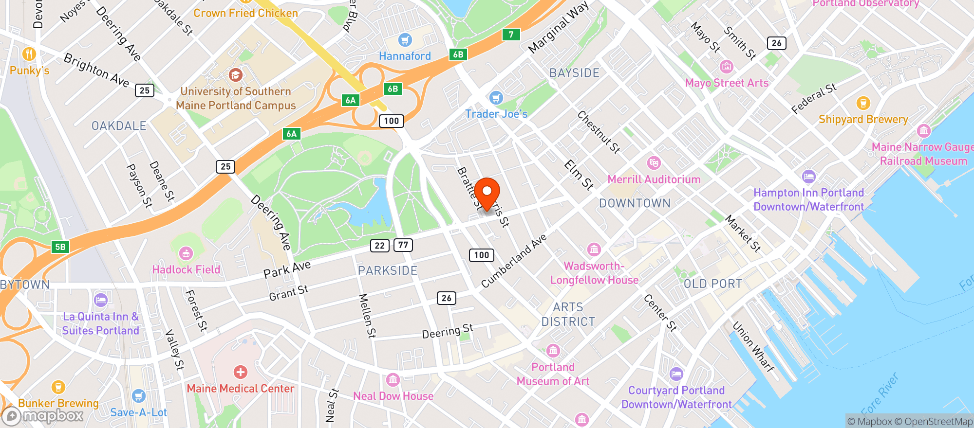 Map showing Isa Bistro