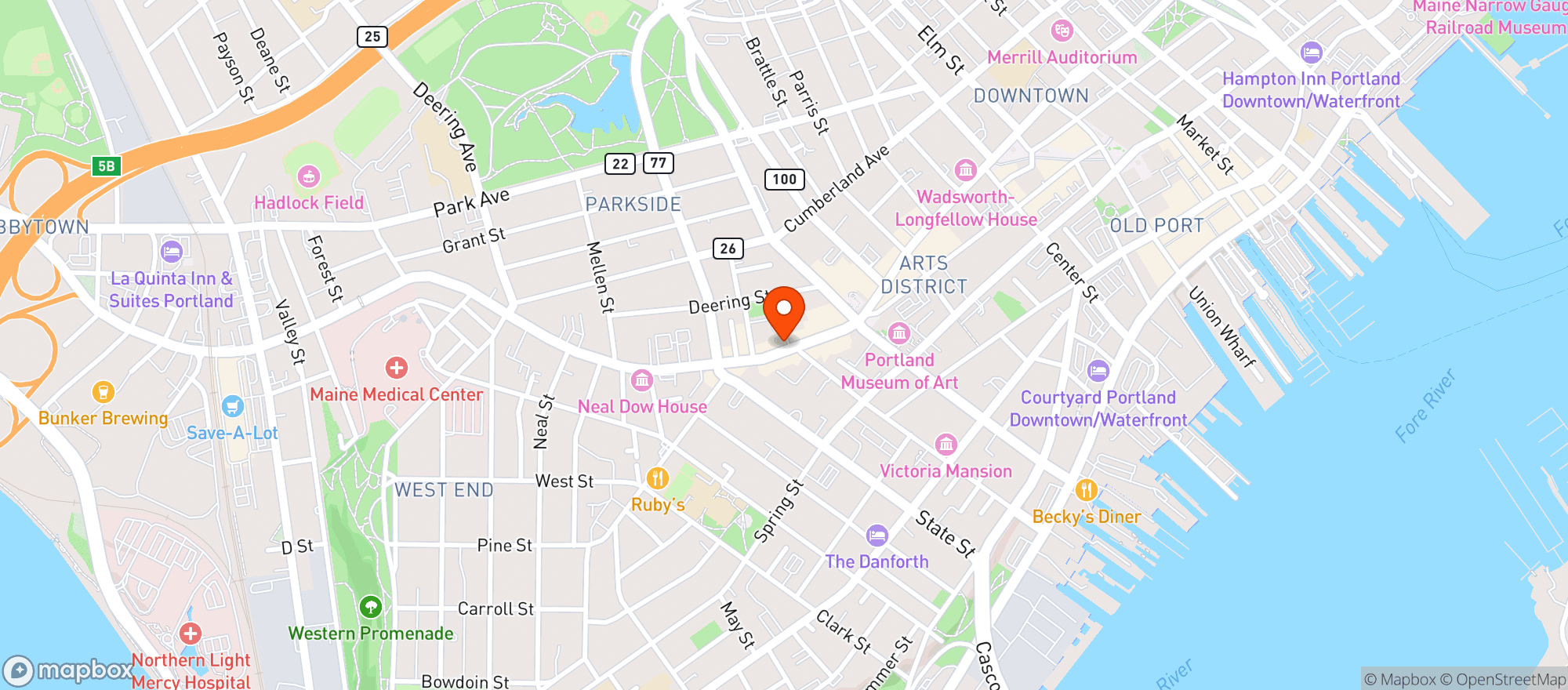Map showing Novel