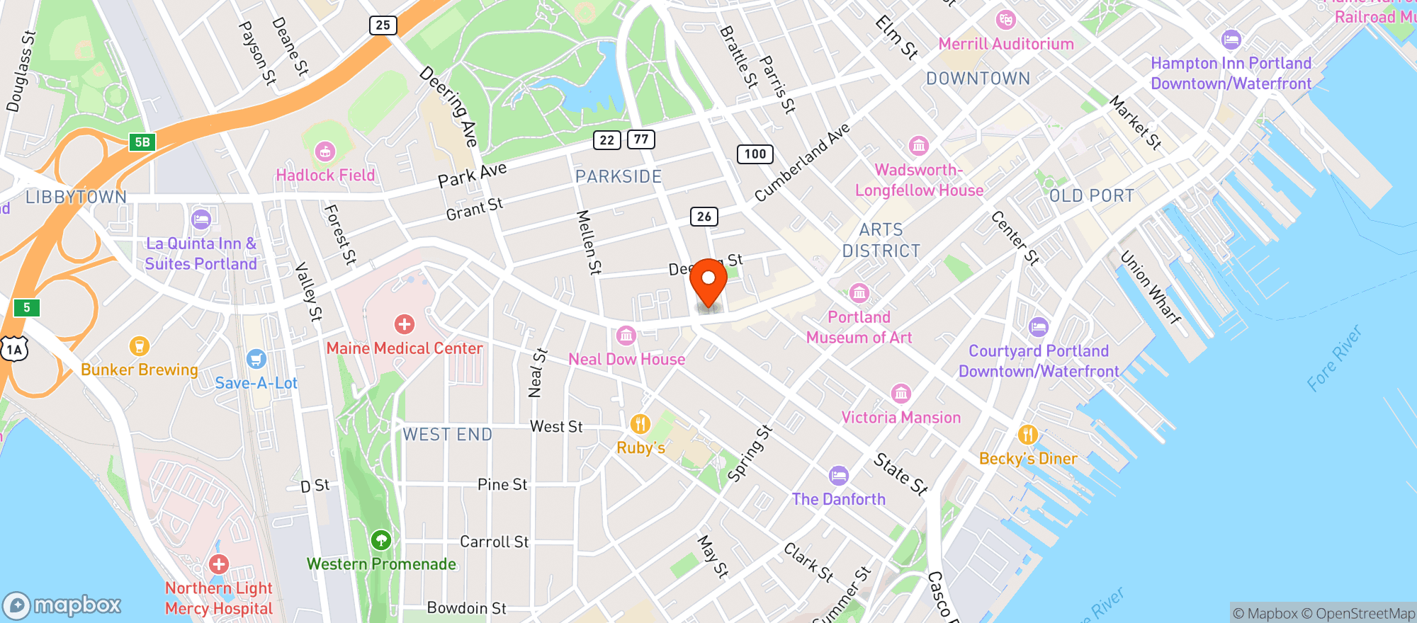 Map showing Boda