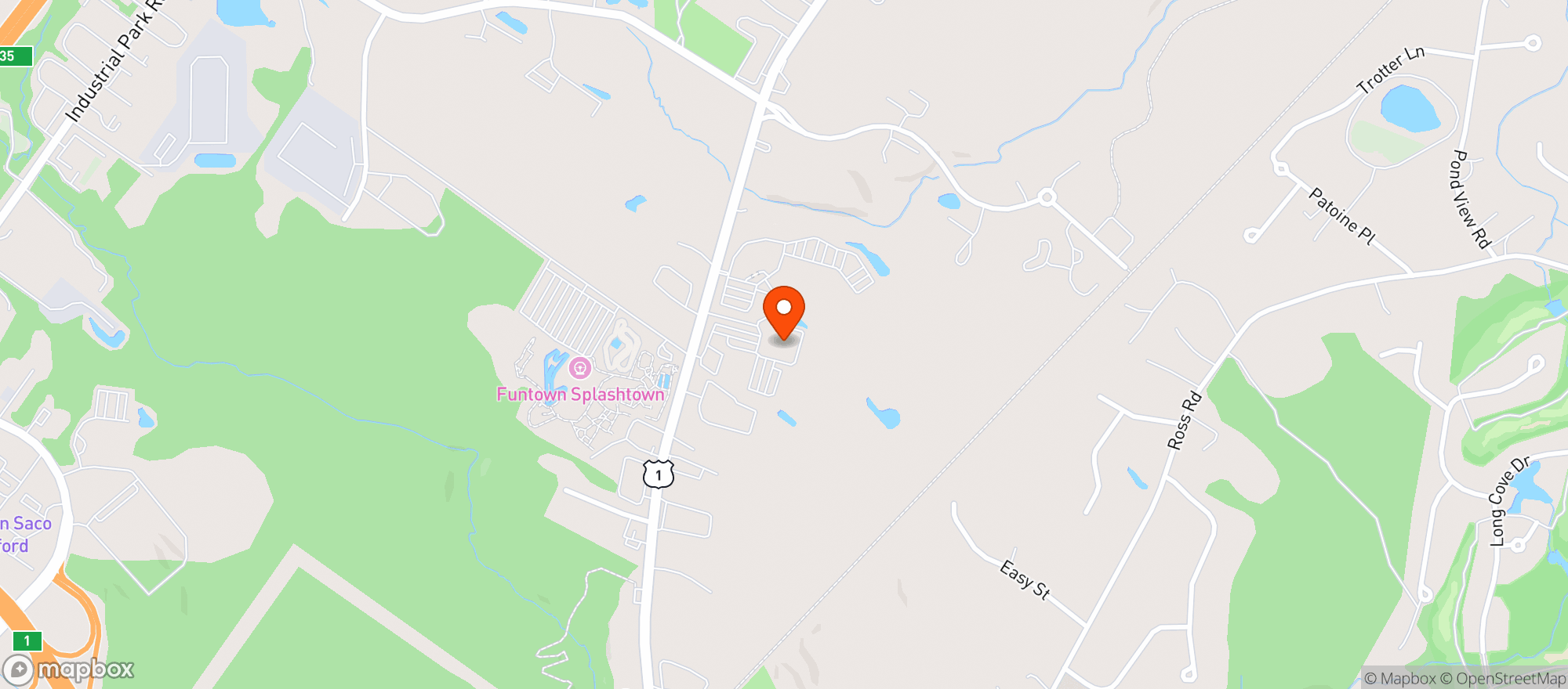 Map showing Otto Pizza