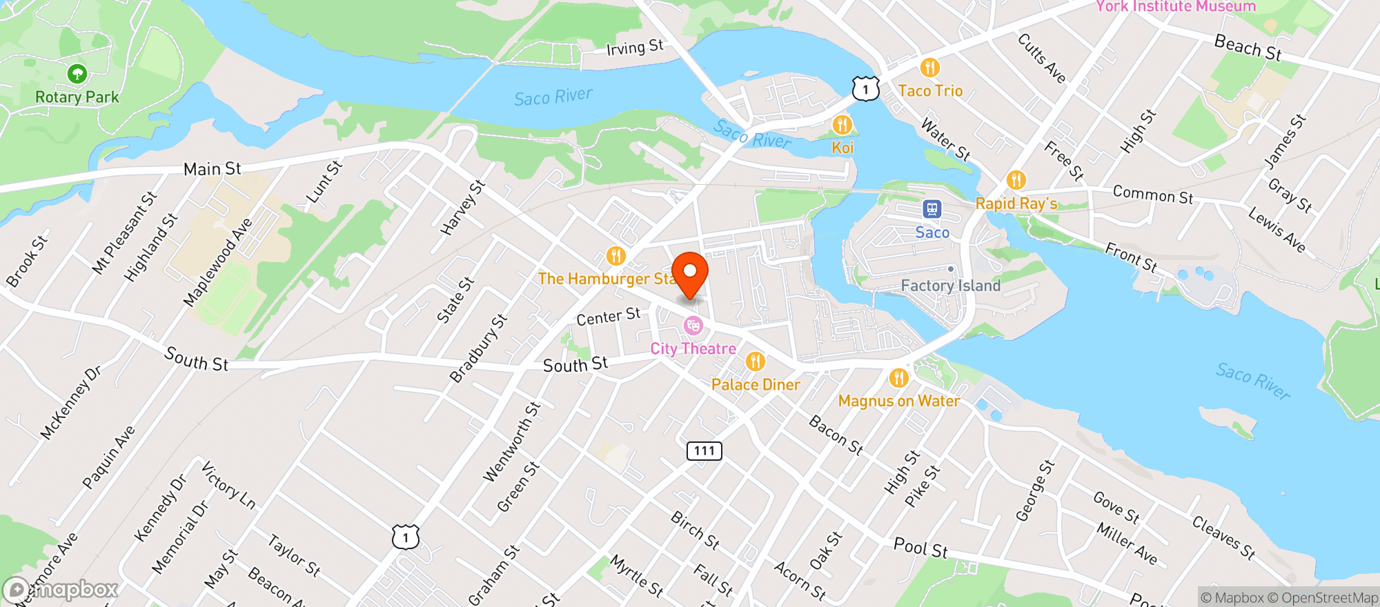 Map showing New Morning