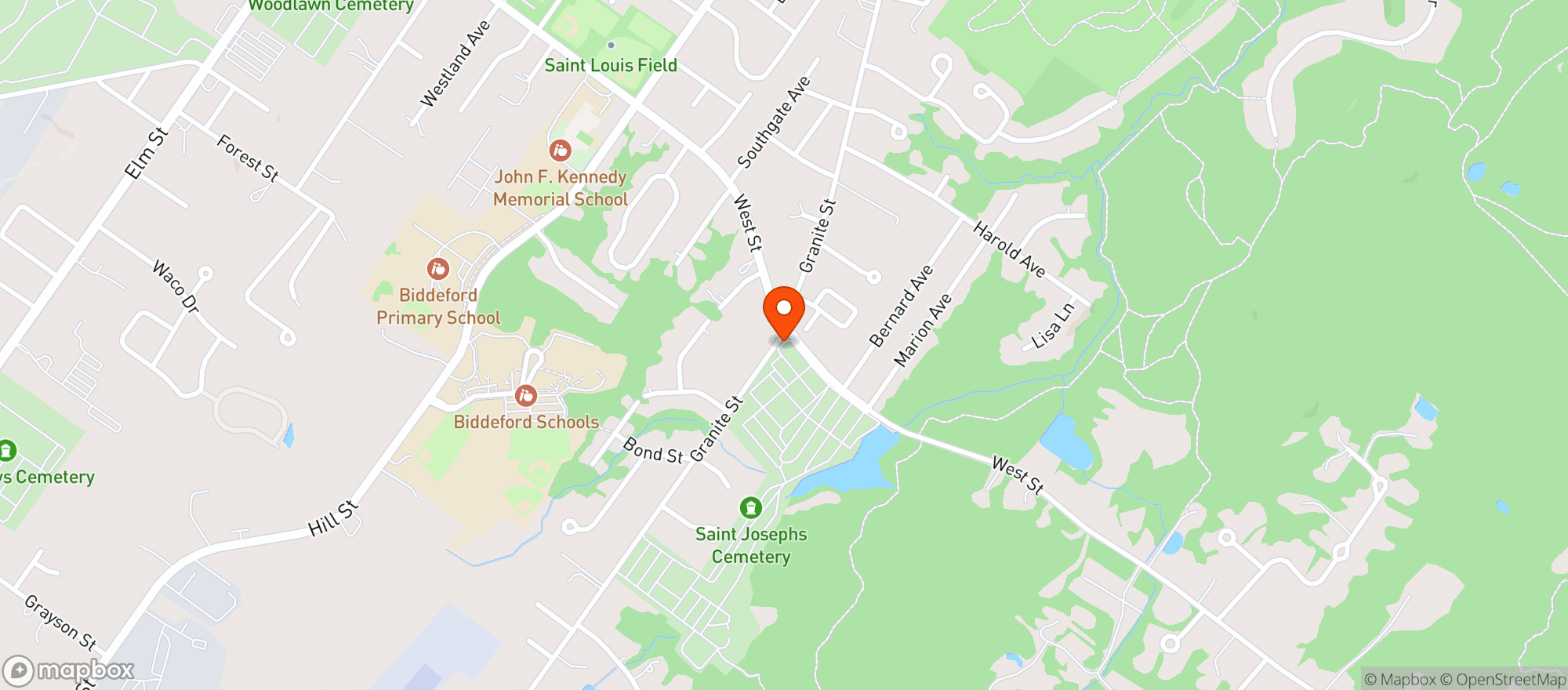 Map showing Ray's Market