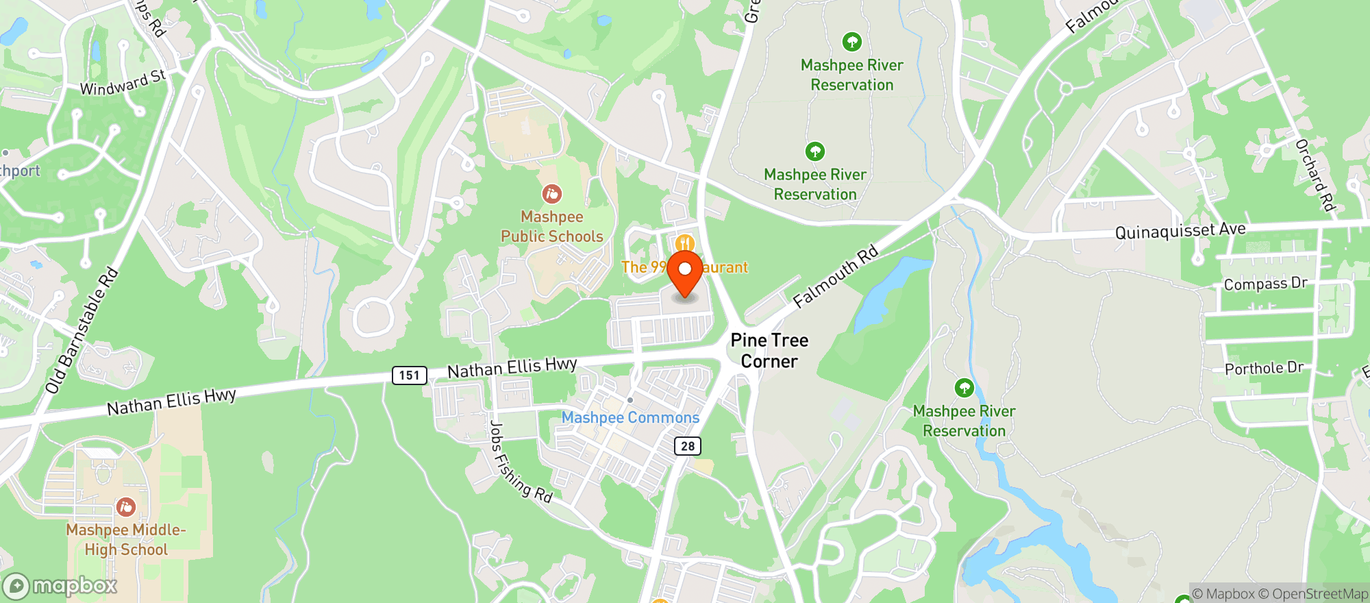Map showing Stop & Shop (39 Nathan Ellis Highway)