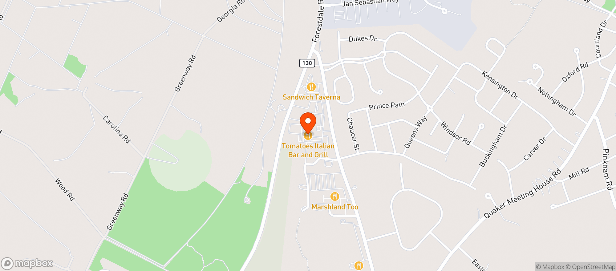 Map showing Jd S Burger Company